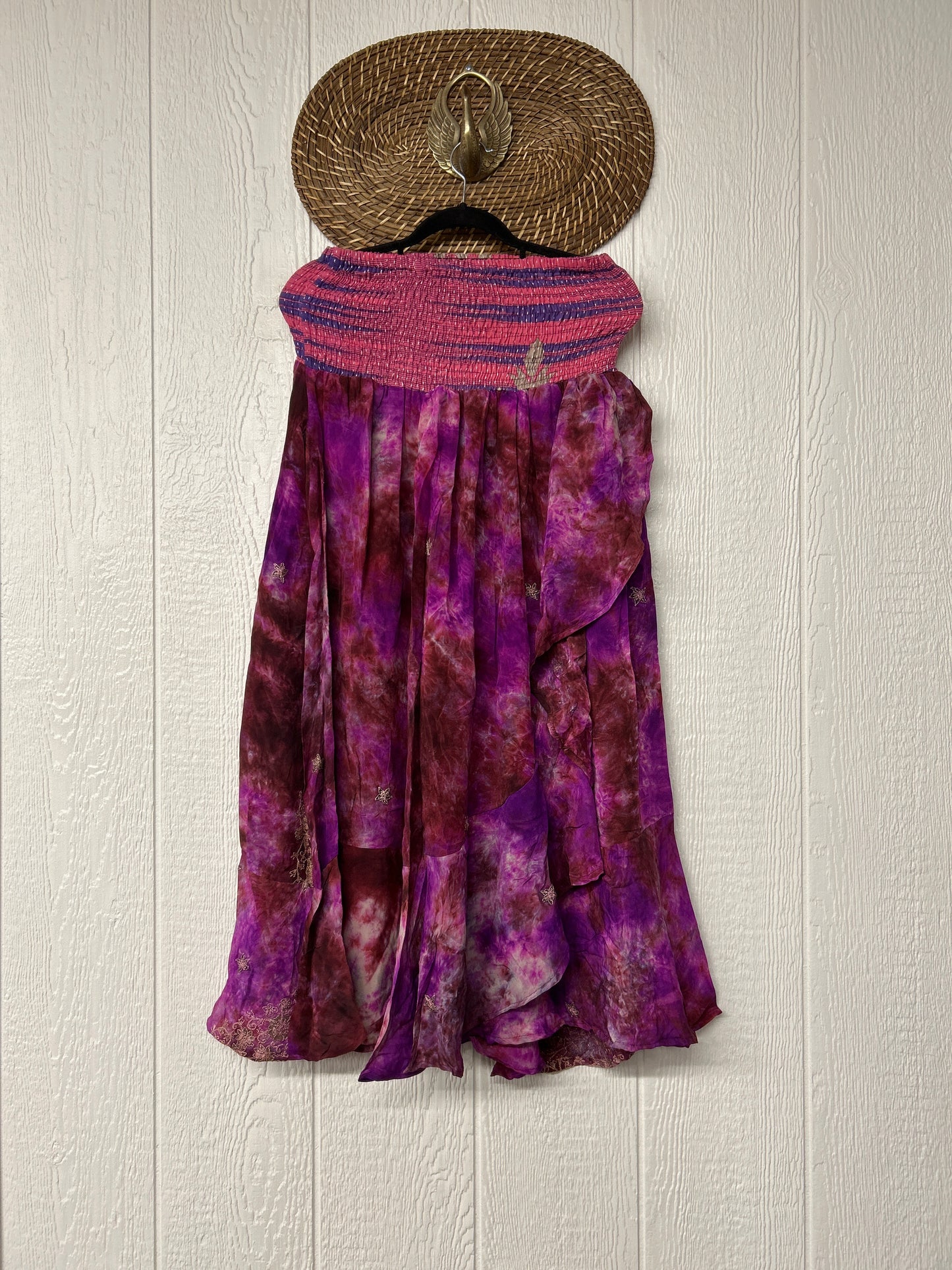 Crepe Sari Inner Peace Wrap Skirt 0626 082