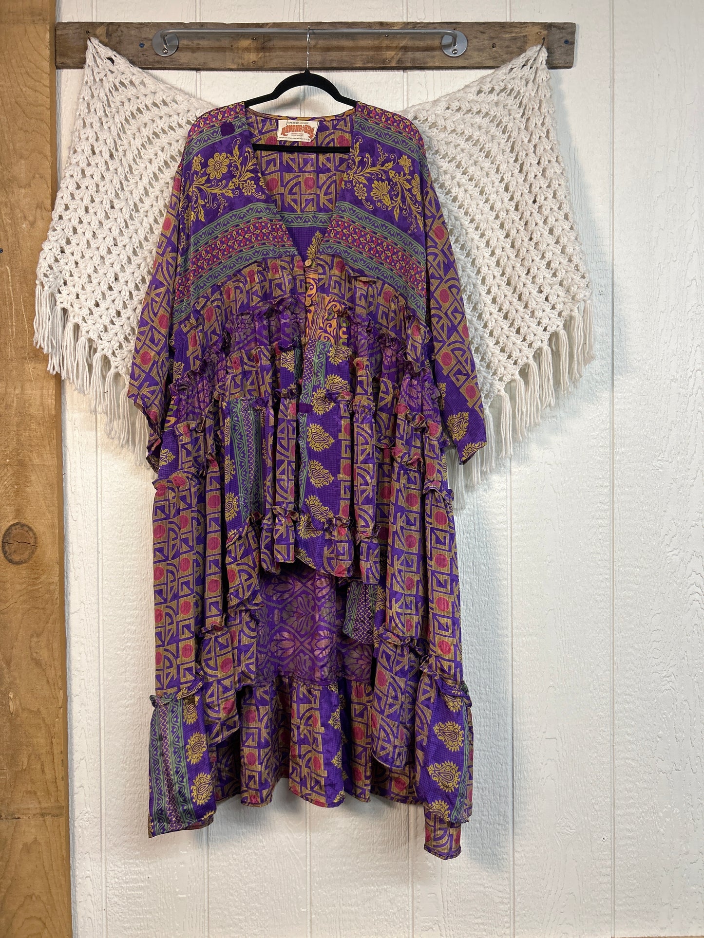 Rasgulla Sari Rhiannon Kimono 0826 037