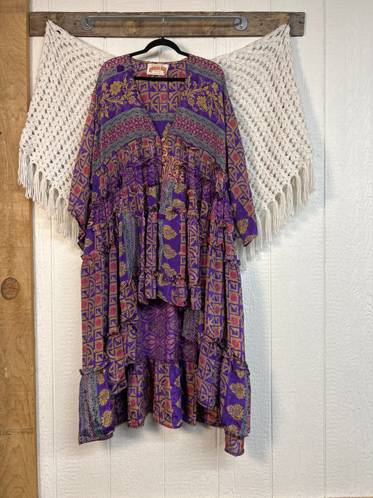 Rasgulla Sari Rhiannon Kimono 0826 037