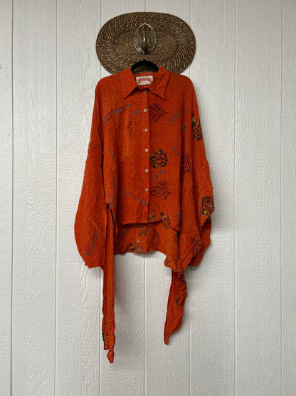 Crepe Sari Nirvana Button Down 1125 160