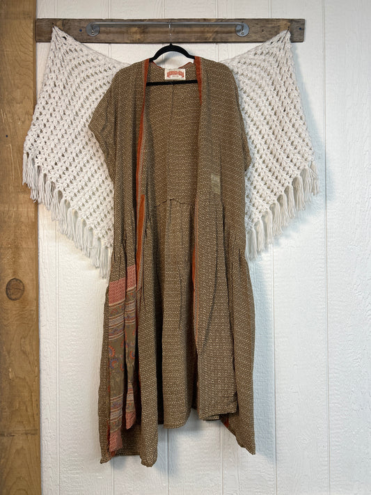 Crepe Sari Summer Evermore Kimono 0726 223