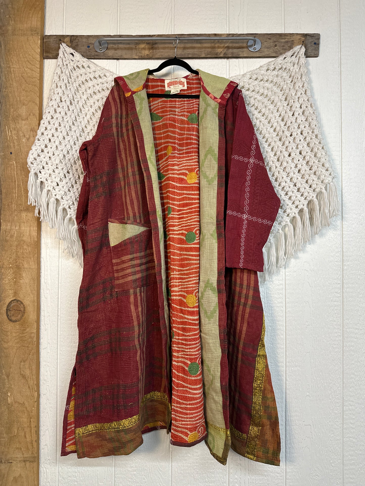 Fine Kantha Rising Sun Coat 1125 242