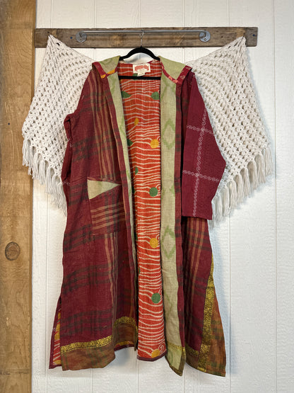 Fine Kantha Rising Sun Coat 1125 242