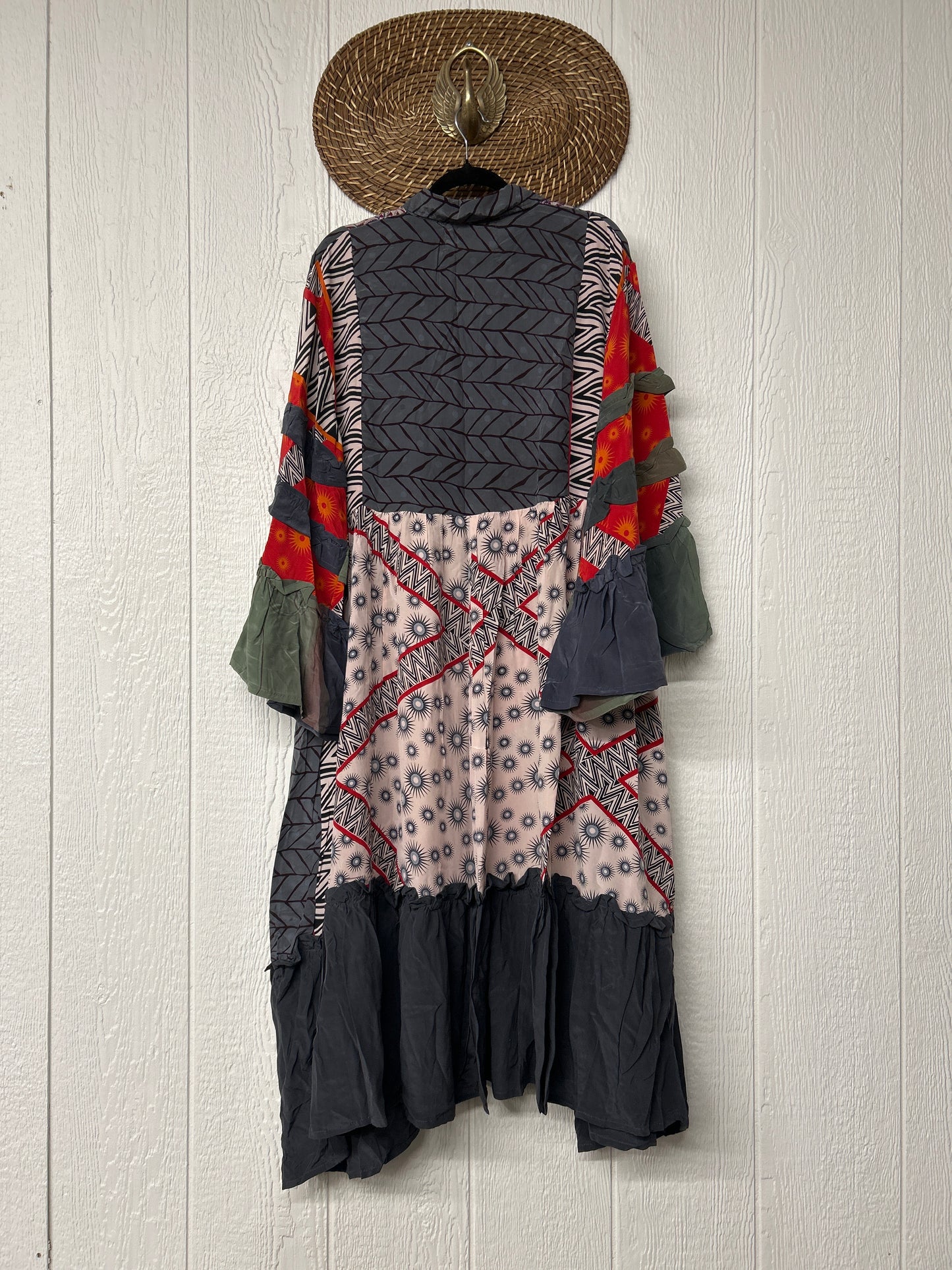 Crepe Sari Rhiannon Duster Dress 0226 066