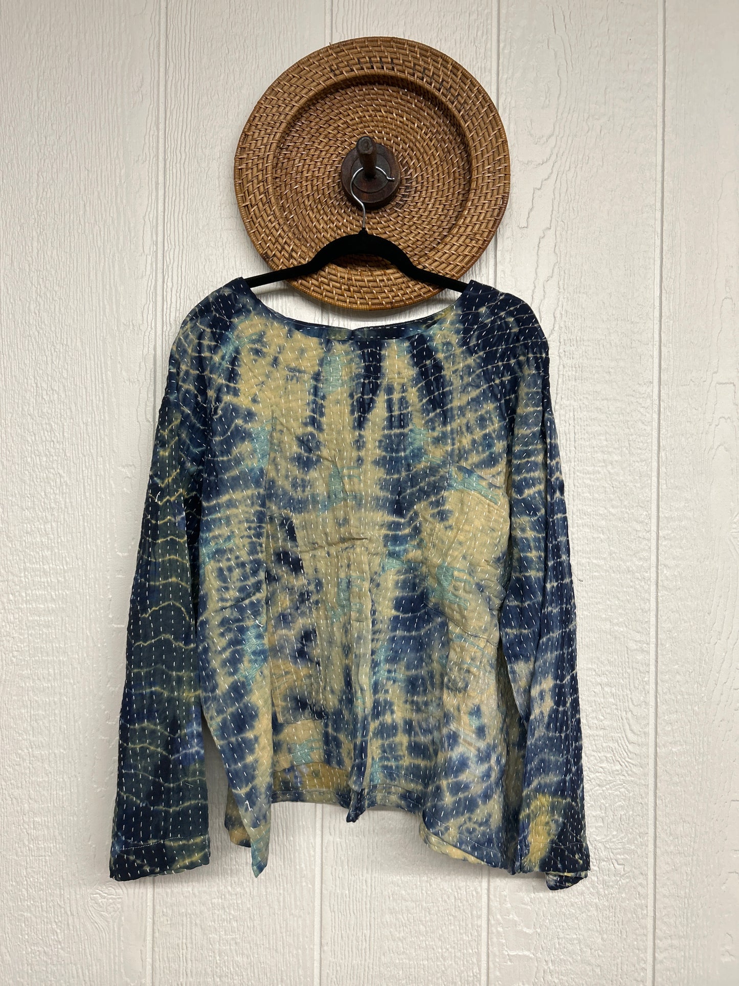 Pareo Kantha Wanderer Pocket Crop Top 0526 003