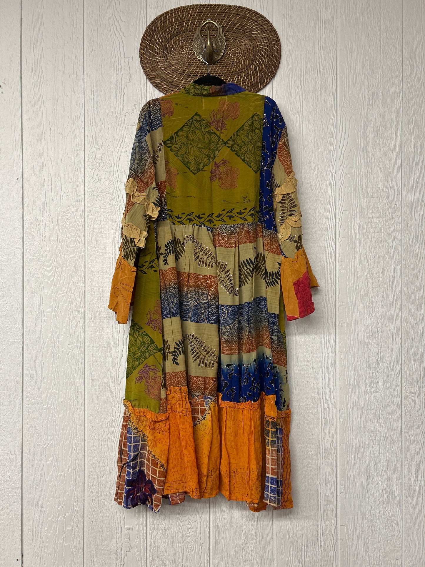 Crepe Sari Rhiannon Duster Dress 0226 116