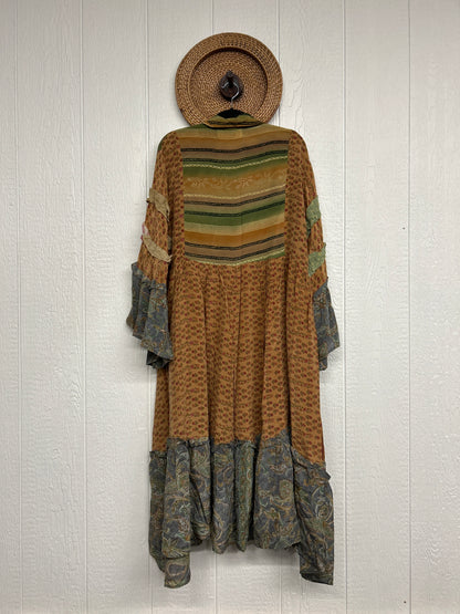 Crepe Sari Rhiannon Duster Dress 0226 208