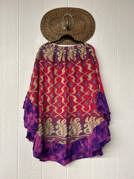 Pareo Kantha Wild Rose Skirt 0426 023