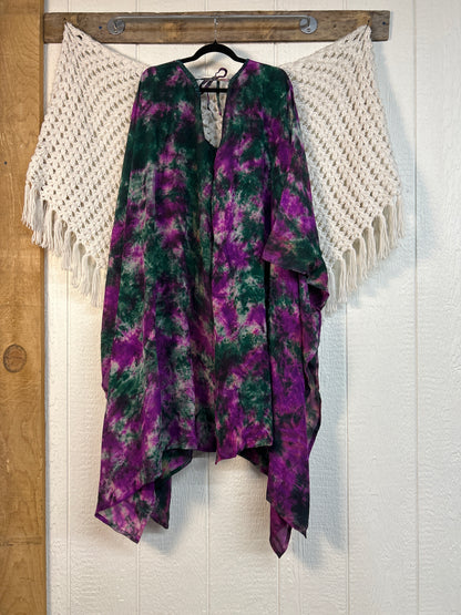 Crepe Sari Orchid Kimono 0626 152