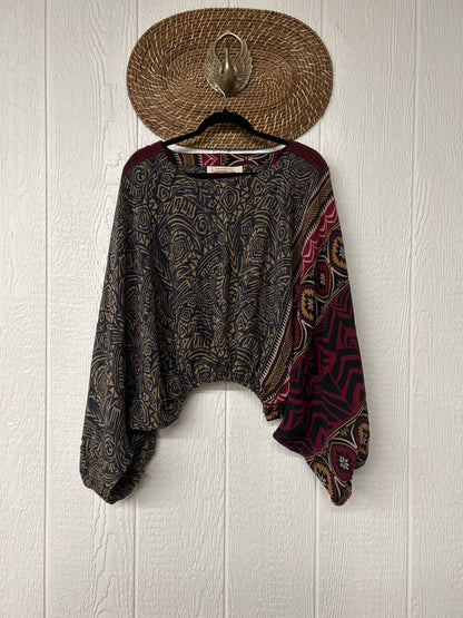 Crepe Sari Luna Crop Top 0126 247