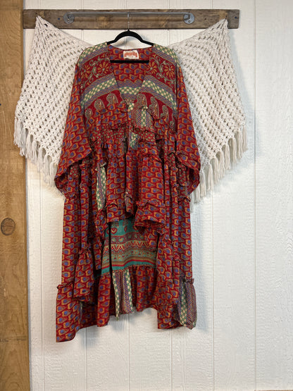 Rasgulla Sari Rhiannon Kimono 0826 080