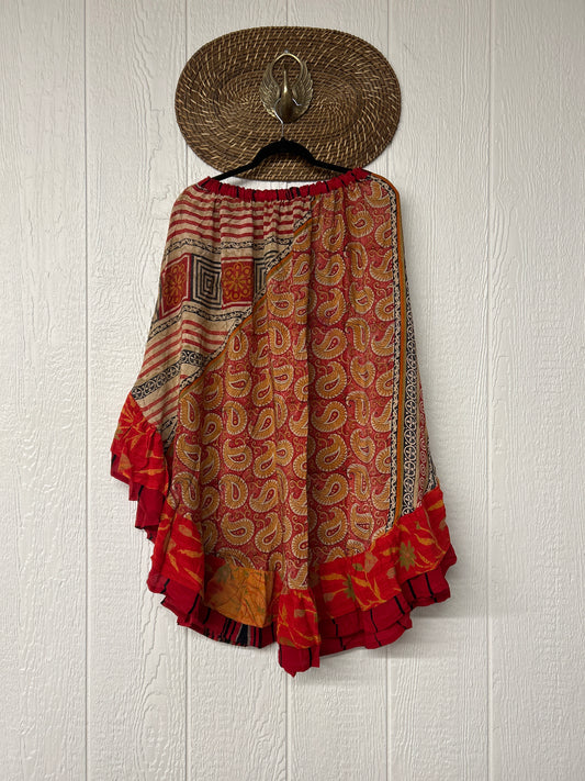 Crepe Wild Rose Skirt 1025 020