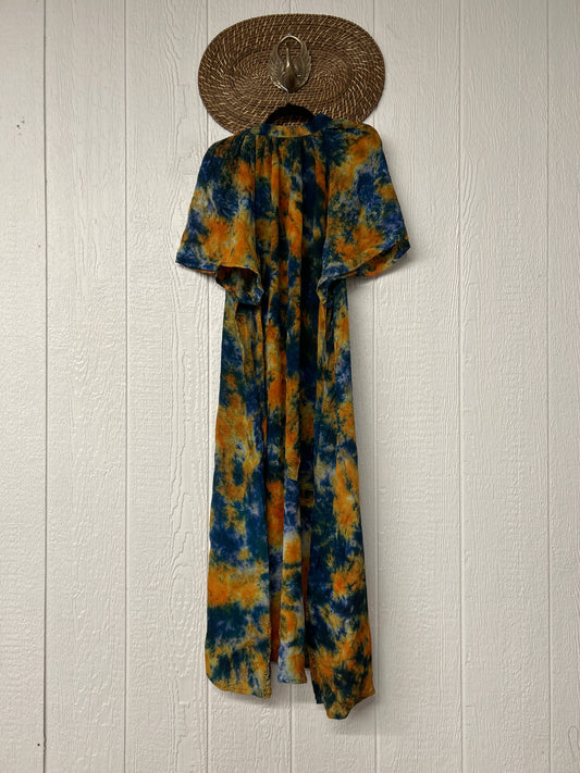 Crepe Sari Summer Woodstock Duster 0626 264
