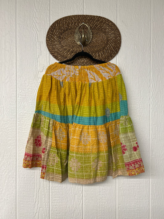 Pareo Kantha Meadow Skirt 0826 244