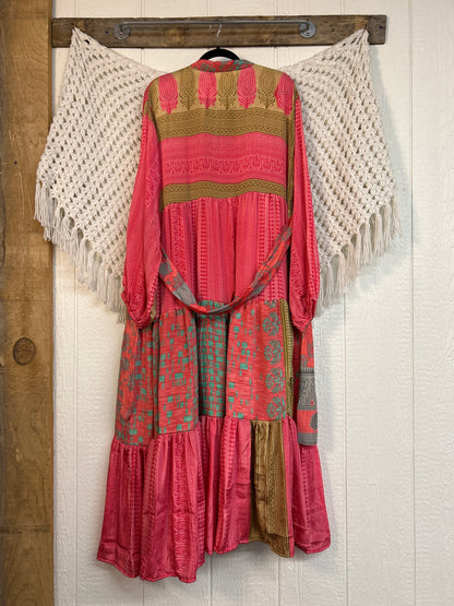 Rasgulla Sari Luminous Maxi Dress 0226 198