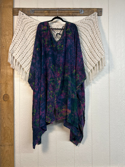 Crepe Sari Orchid Kimono 0626 241