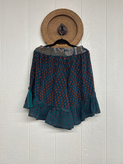 Crepe Sari Lover Cropped Culottes 0726 241
