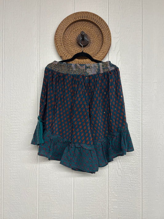 Crepe Sari Lover Cropped Culottes 0726 241
