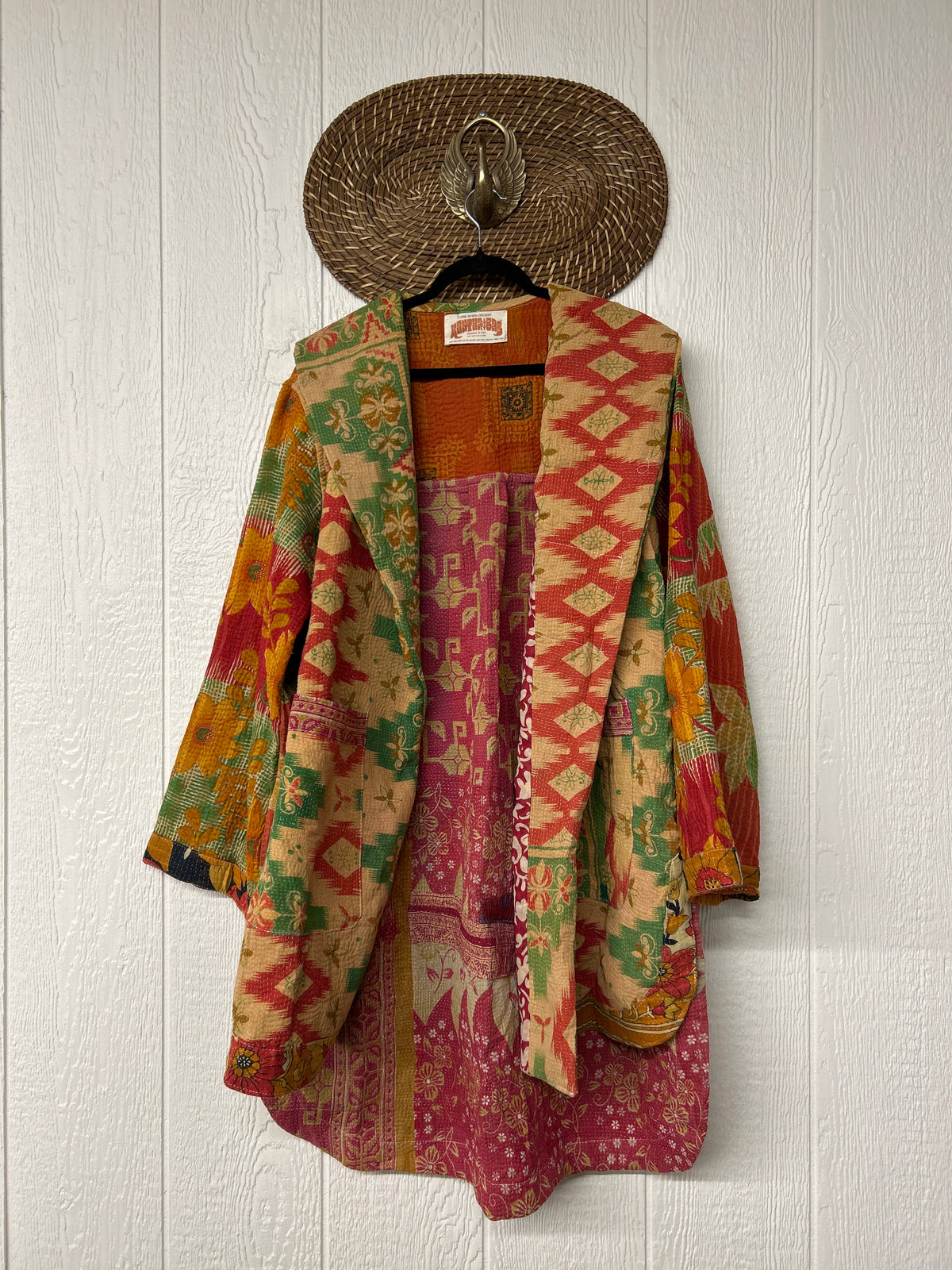 Fine Kantha Drifter Coat 1026 164