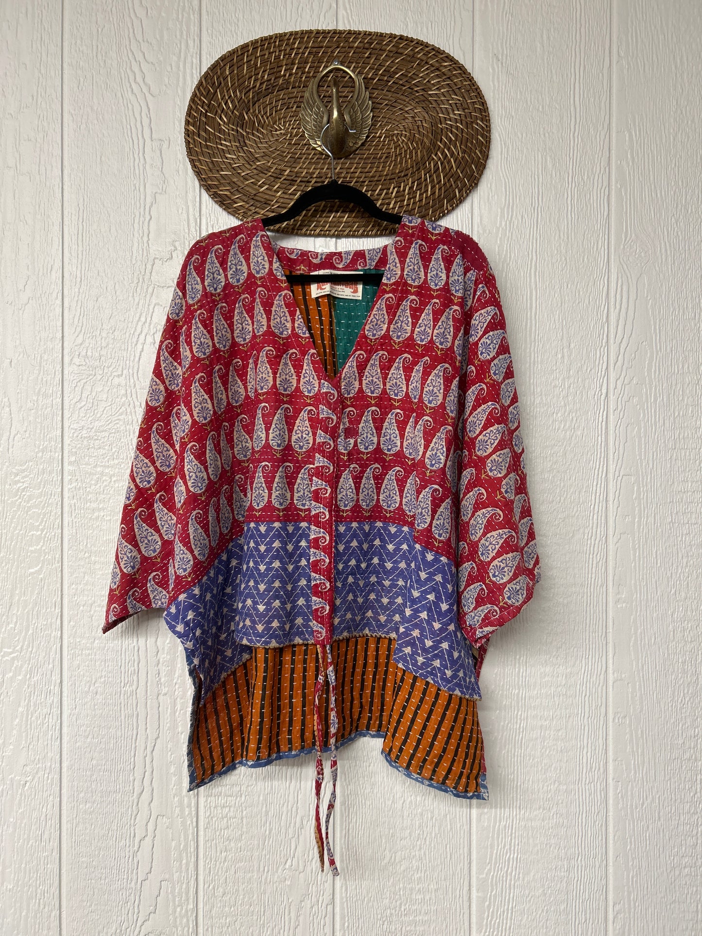 Pareo Kantha Hi-Lo Butterfly Top 0626 086