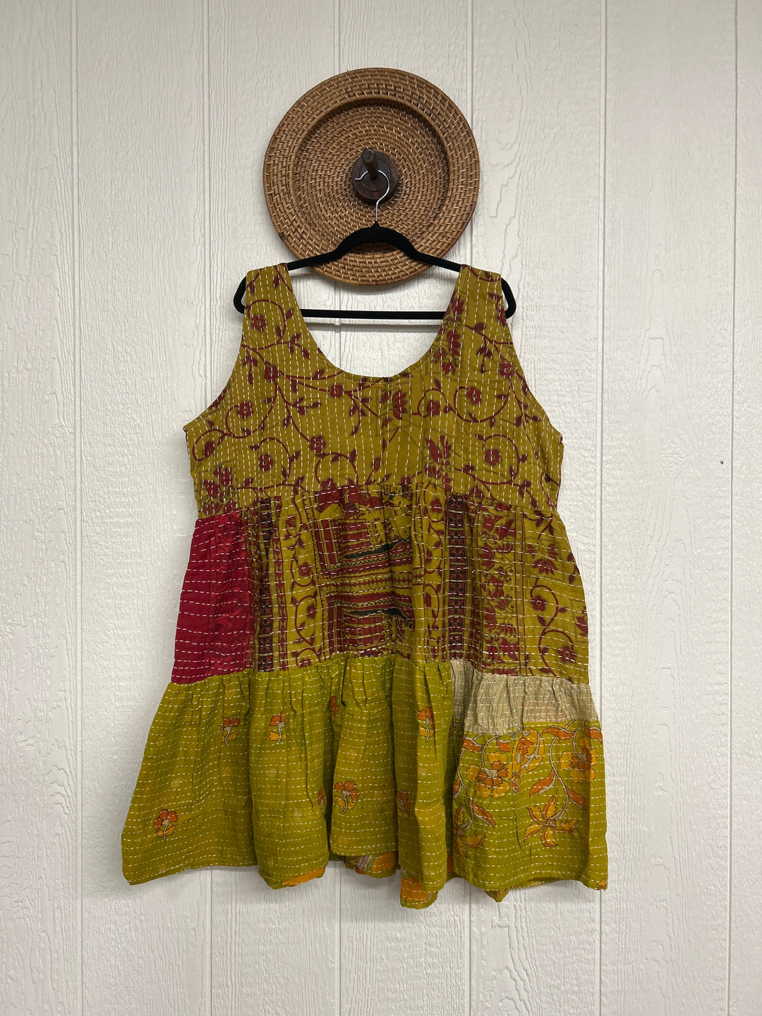Kantha Meadow Mini Dress 0625 095