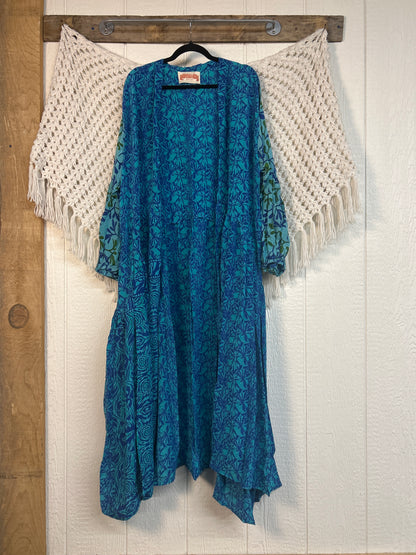 Crepe Sari Evermore Kimono 0326 010