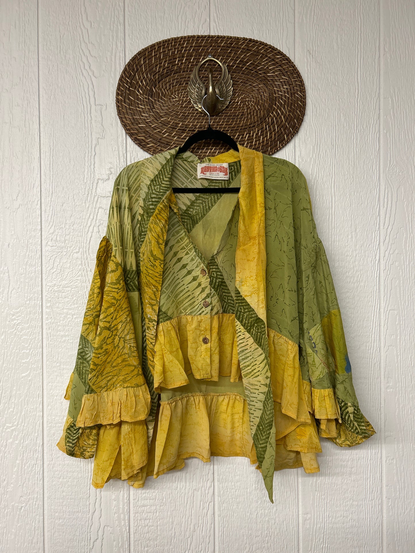 Crepe Sari Wild Rose Top 1225 153