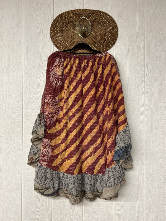 RETAIL Pareo Kantha Wild Rose Skirt 0426 232
