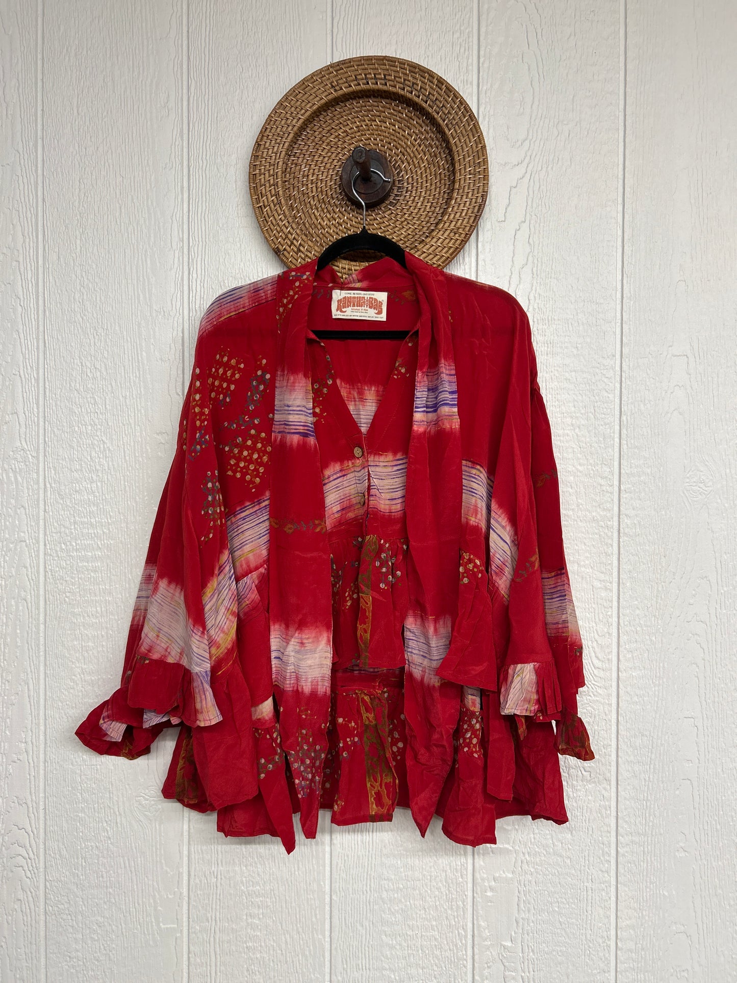 Crepe Sari Wild Rose Top 0426 274