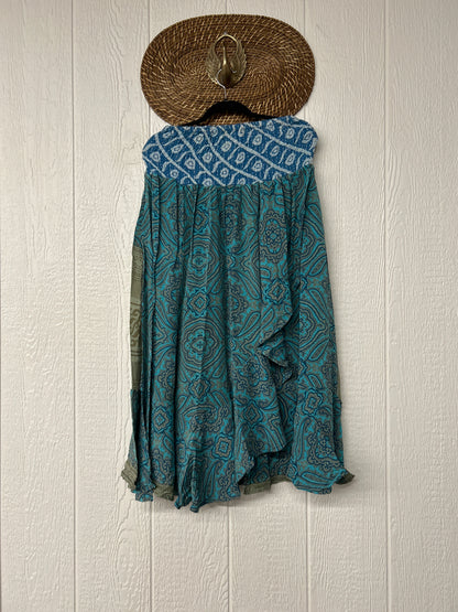 Crepe Sari Inner Peace Wrap Skirt 0626 073