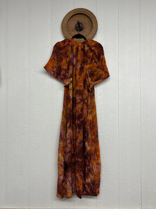 Crepe Sari Summer Woodstock Duster 0626 075