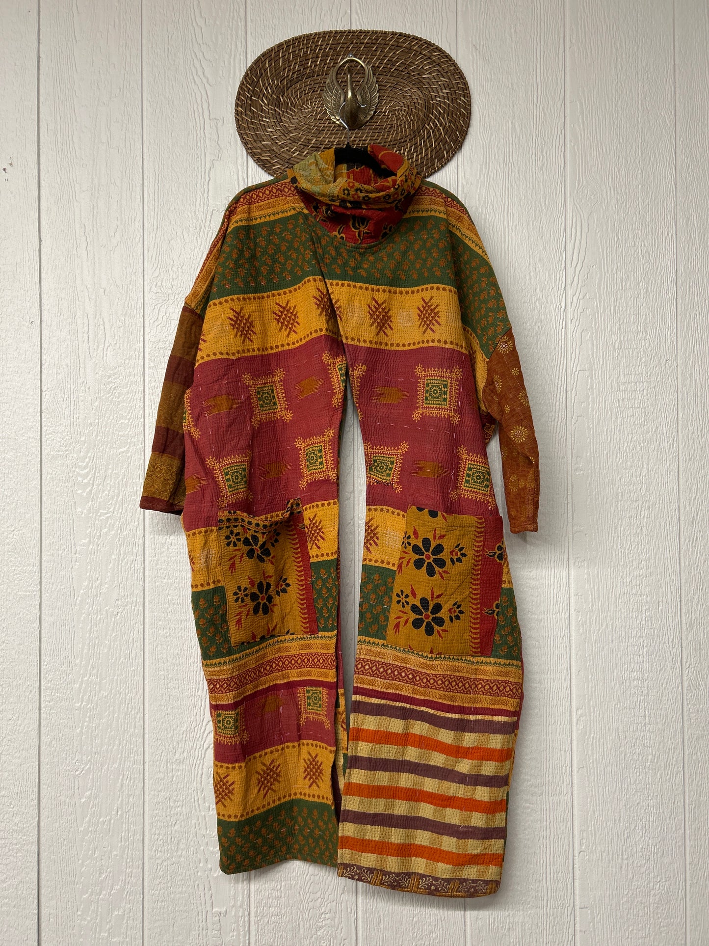 Fine Kantha Cowl Split Pullover 1225 103