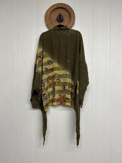 Crepe Sari Nirvana Button Down 1125 227