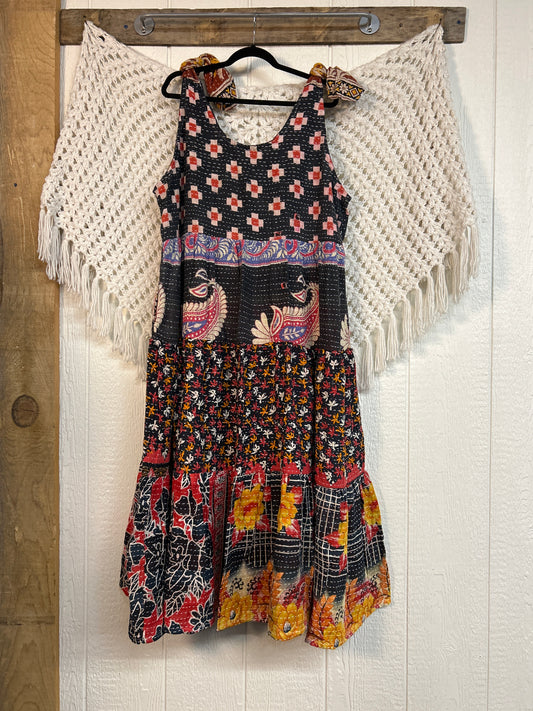 RETAIL Pareo Kantha Celeste Maxi 0326 077