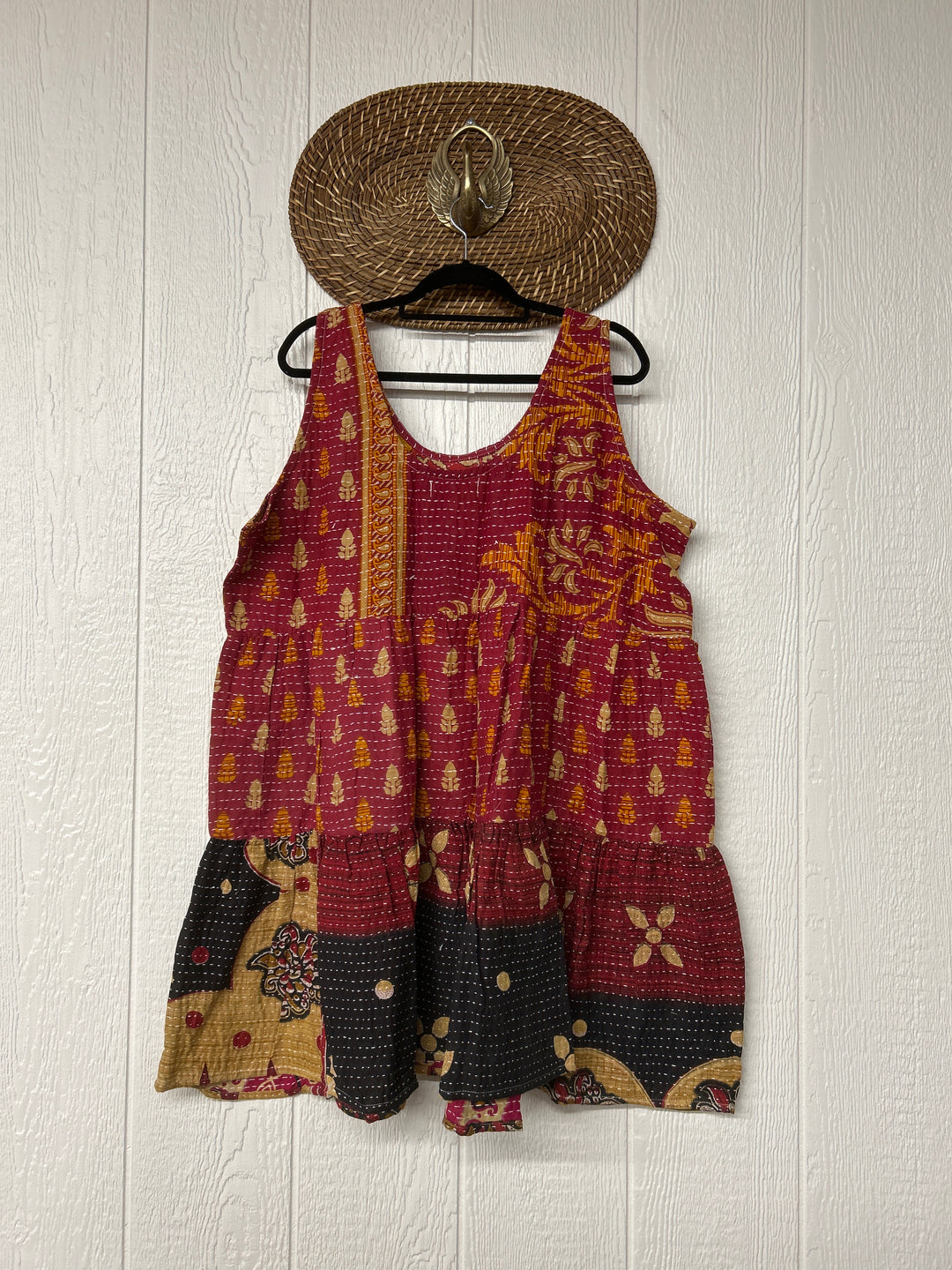 Kantha Meadow Mini Dress 0425 044