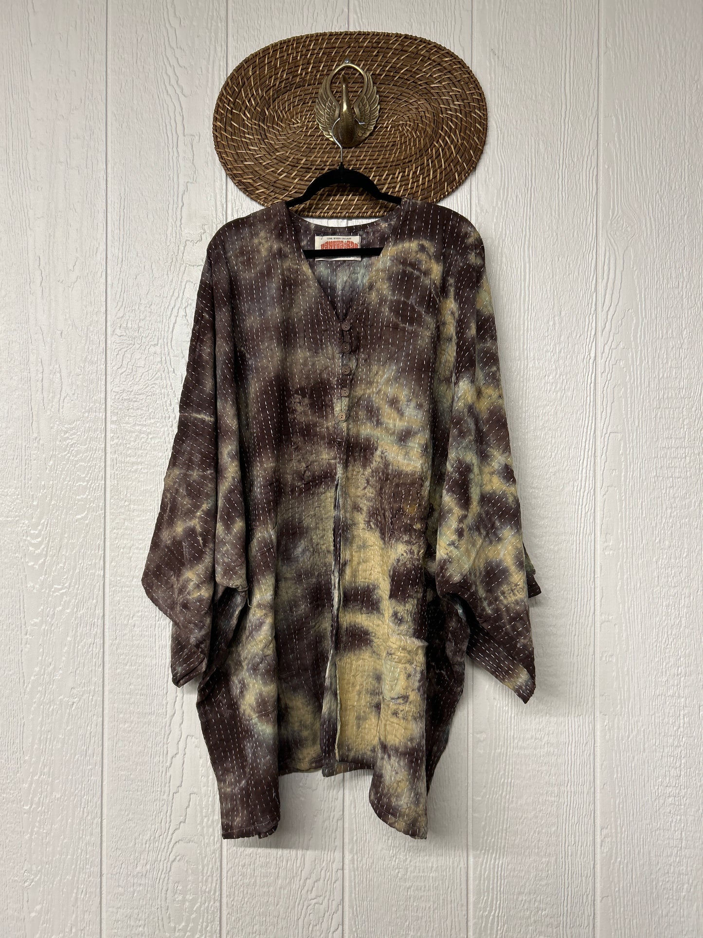Pareo Kantha Gaia Split Tunic 0526 061