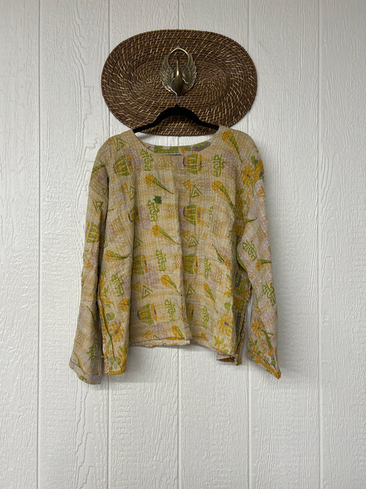 Pareo Kantha Wanderer Pocket Crop Top 0226 155