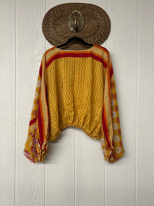 Crepe Sari Luna Crop Top 0126 273