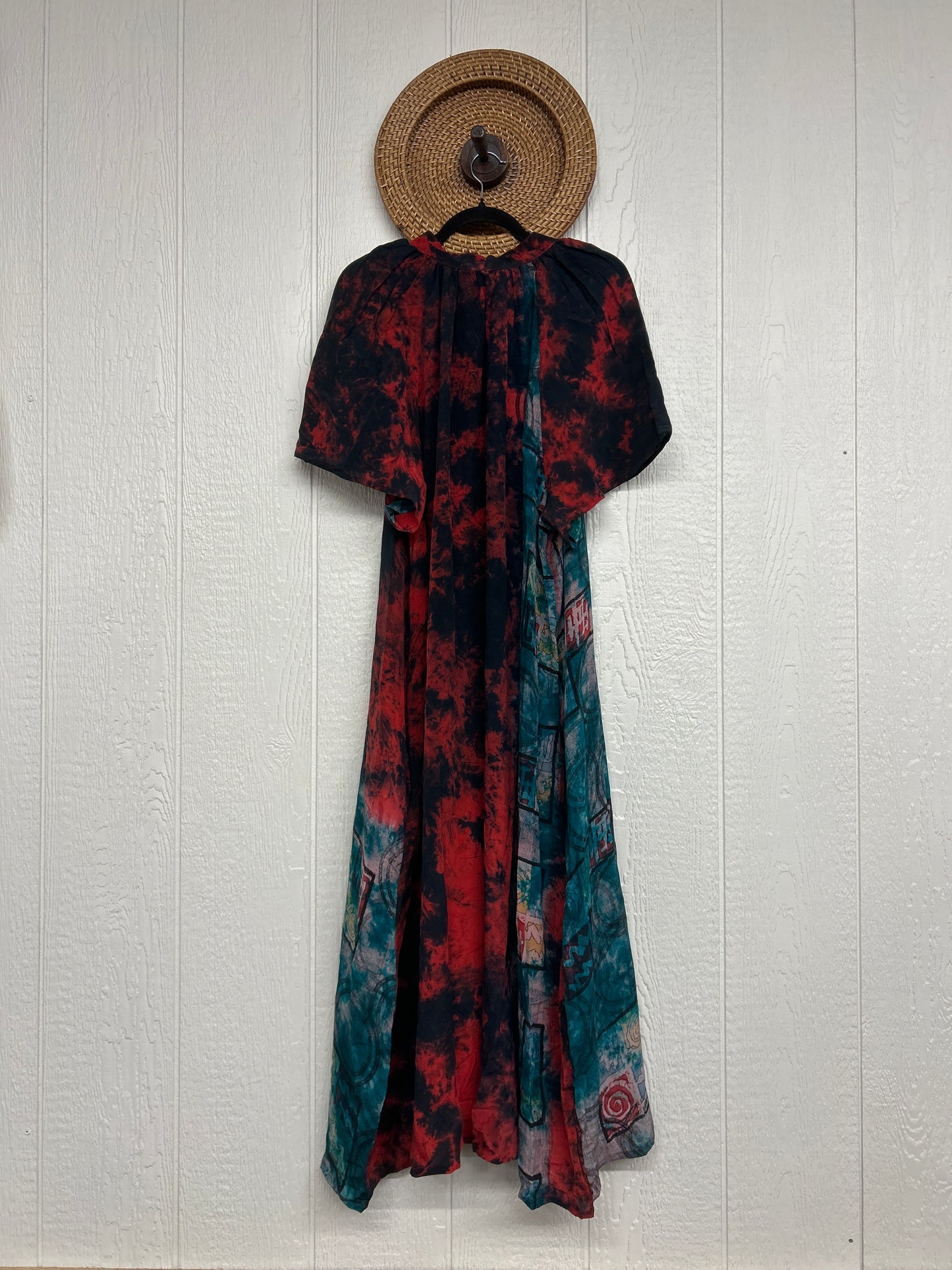 RETAIL Crepe Sari Summer Woodstock Duster 0626 064
