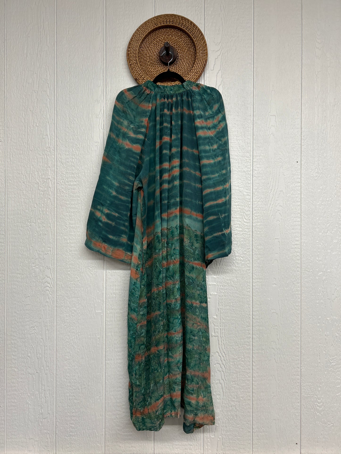 Crepe Sari Woodstock Duster Dress 0226 175