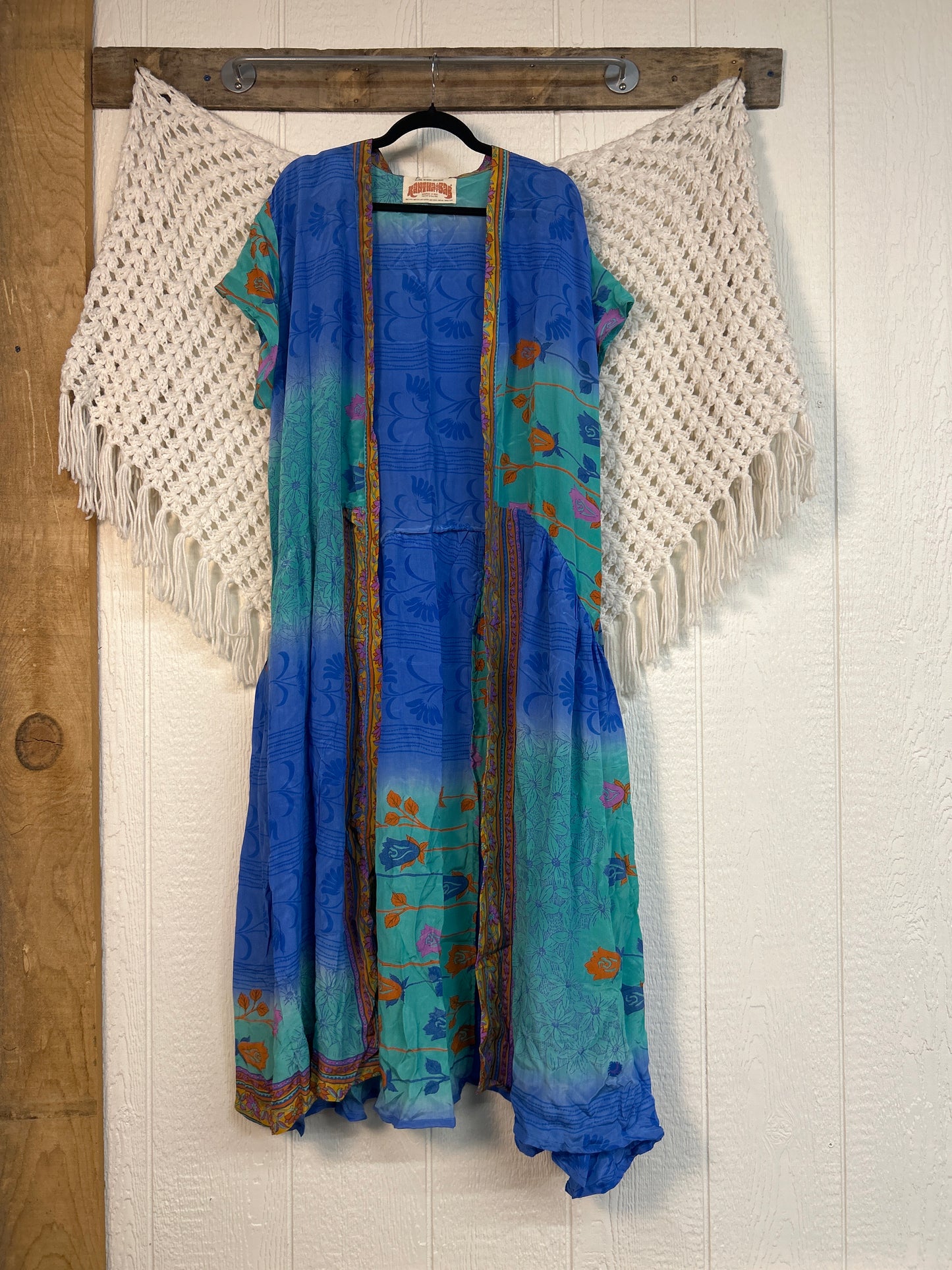 Crepe Sari Summer Evermore Kimono 0726 211