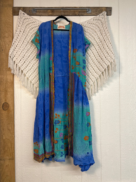 Crepe Sari Summer Evermore Kimono 0726 211