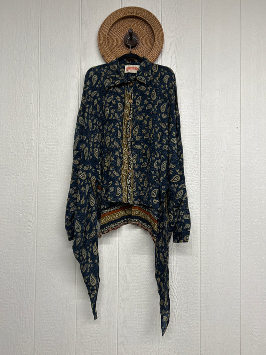 Crepe Sari Nirvana Button Down 1125 212