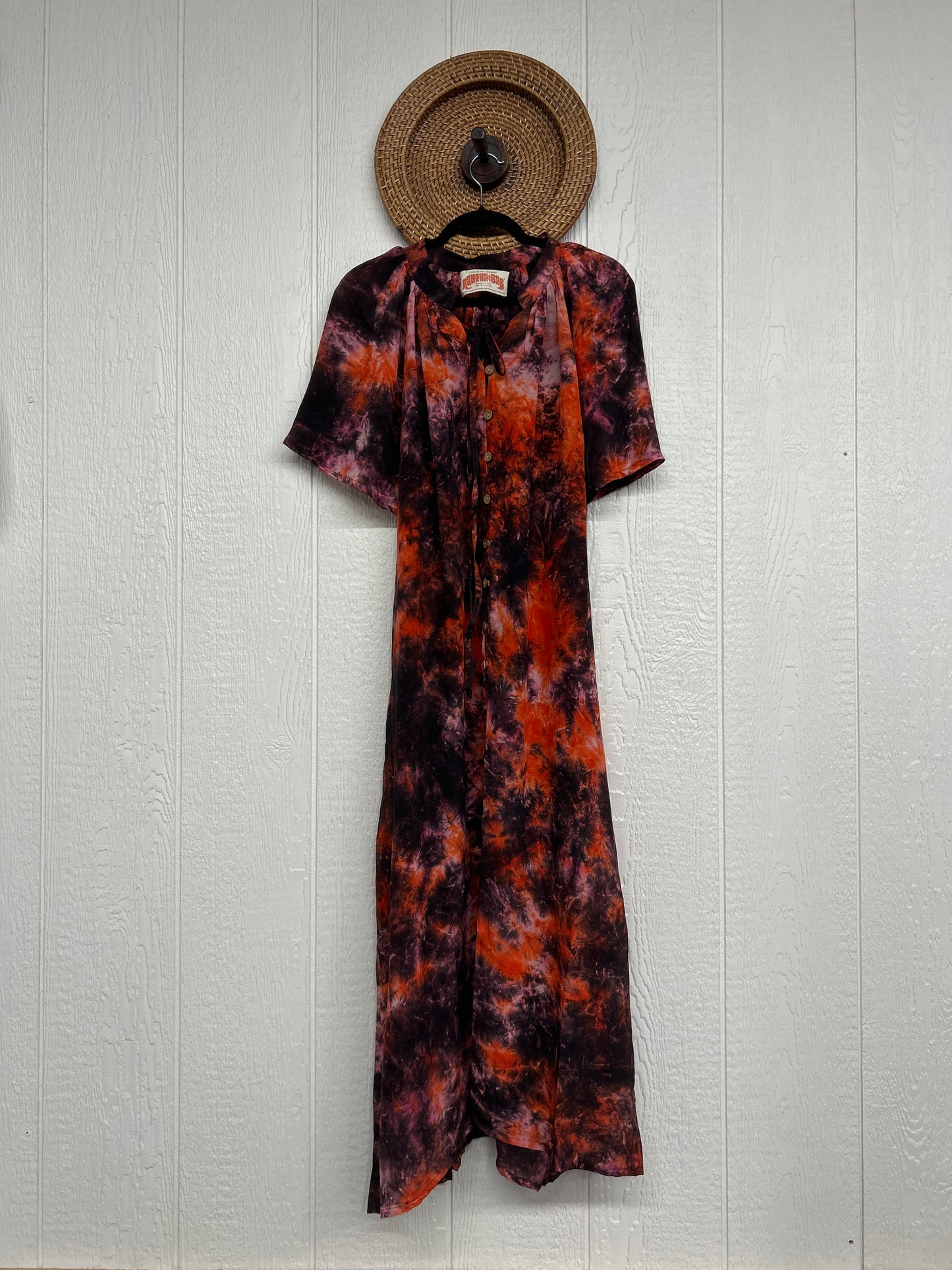 Crepe Sari Summer Woodstock Duster 0626 131