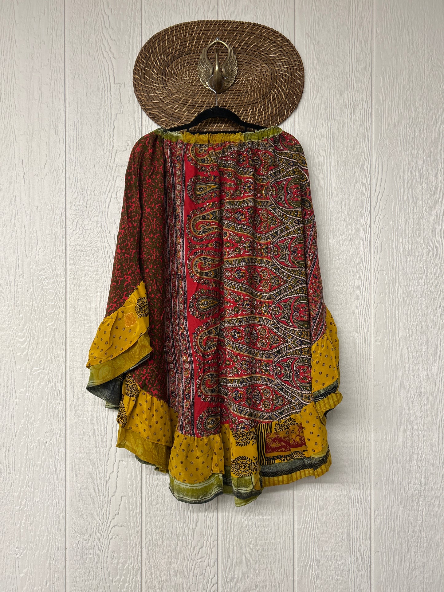 Crepe Wild Rose Skirt 1025 112