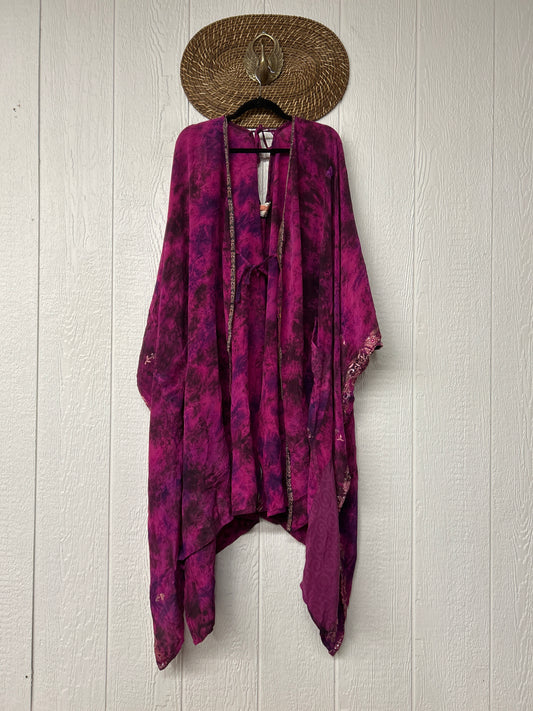 Crepe Sari Orchid Kimono 0626 122