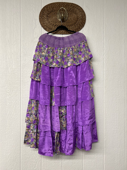 Rasgulla Sari Venus Ruffle Maxi 1125 036