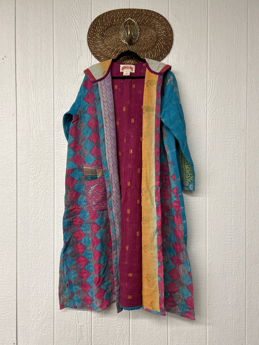 Fine Kantha Rising Sun Coat 1125 017