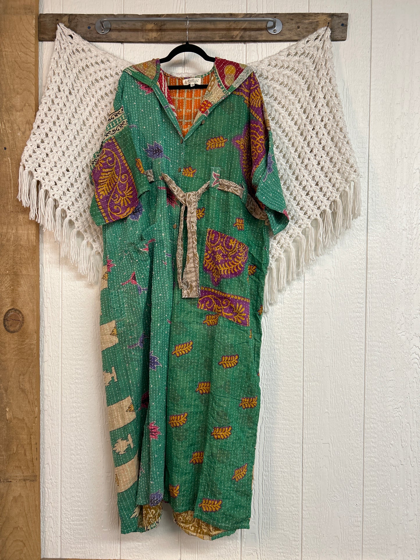 Kantha Zen Hoodie Jumpsuit 0925 268
