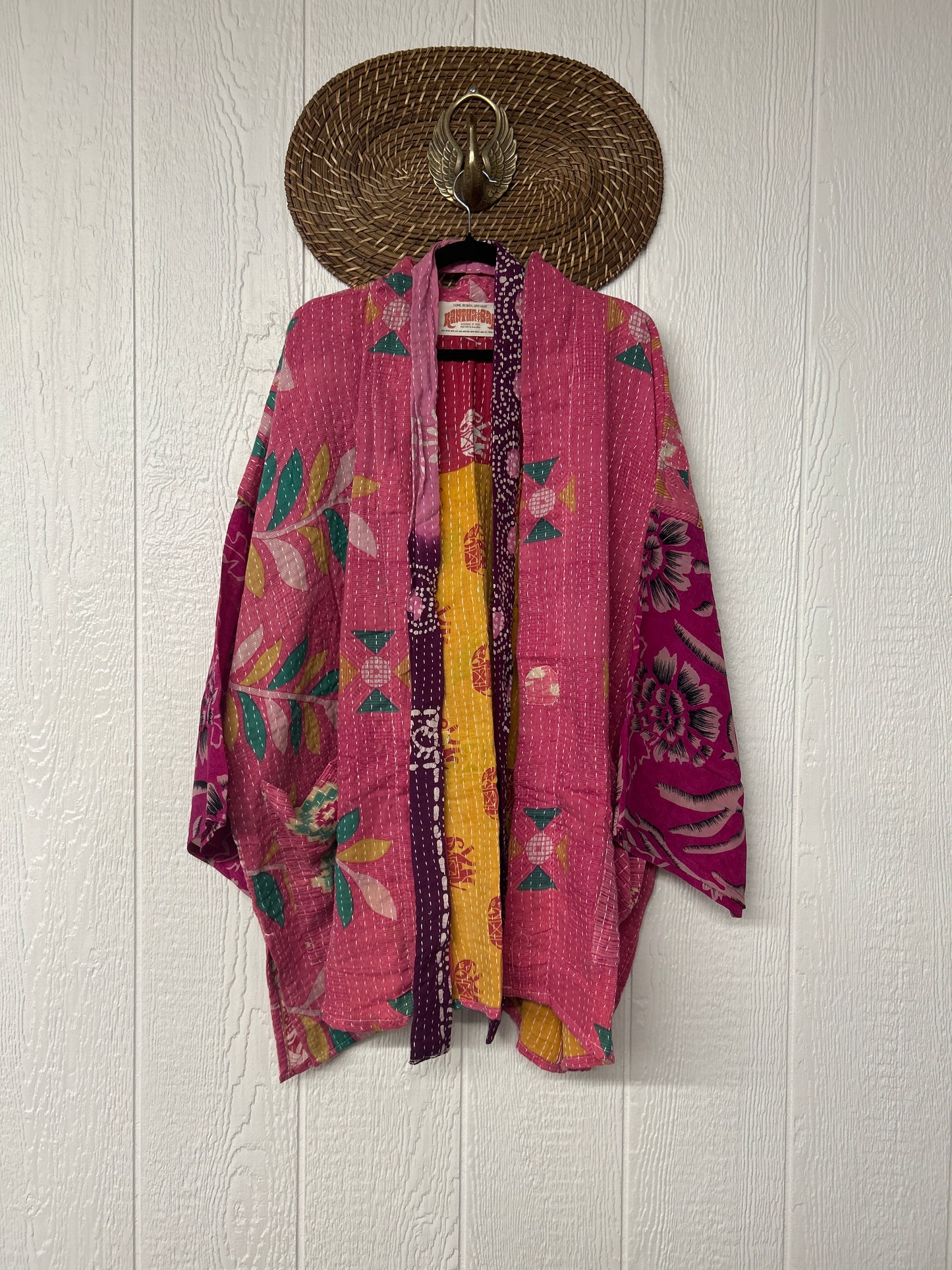 RETAIL Pareo Kantha Shortie Majestic Kimono 0326 030